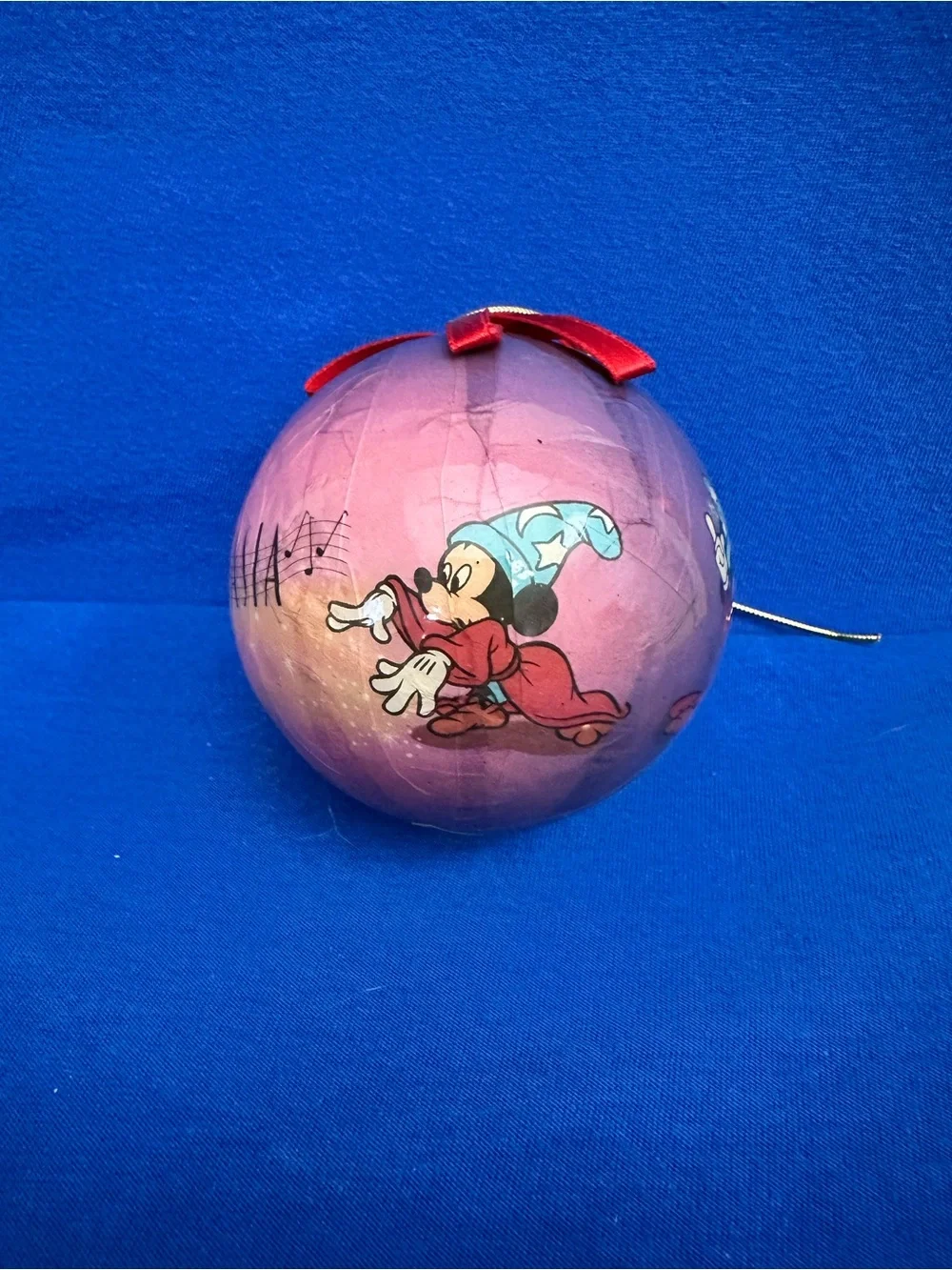VTG Walt Disney's Fantasia Christmas Ornament Set of 2-Fantasia 50th Anniversary - Picture 10 of 15